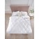 Blanket Guten Morgen Soft, size 172x205 cm, white color