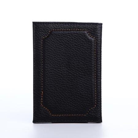 Cover for passport, black color-1