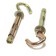 Anchor bolt of scrap, with a hook, galvanized, 10x80 mm, 50 pcs