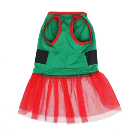 Animal costume "Elfika", size L (DS 35, OG 50, Osh 31 cm), red-green-5