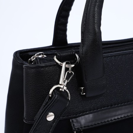 Olivi-tout bag on lightning, black color-4
