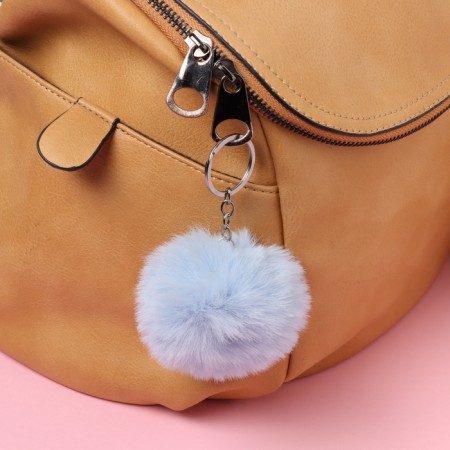 Fluffy on the ring "Elephant. Dreaming is very important!" D = 8 cm 15x15 cm-3