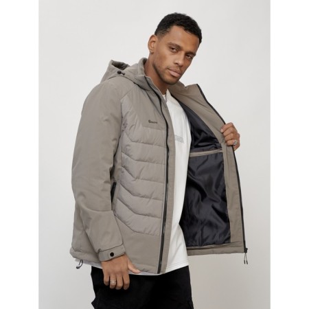 Male spring jacket, size 48, gray color-14