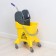 Cleaner trim for cleaning with mechanical vertical spin (metal mechanism) 31 l, yellow color