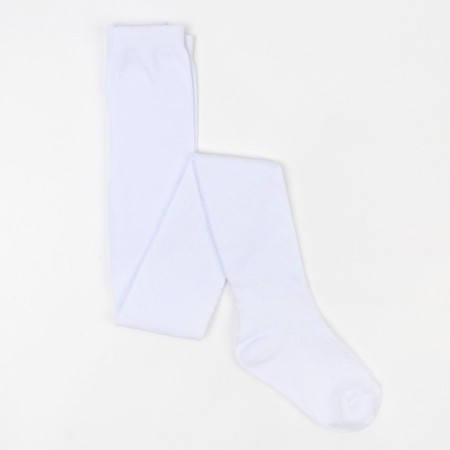 Pantyhose children, white color, height 134-140 cm-6