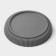 Flower pot with a pallet, 15.5 × 16.5 cm, gray color