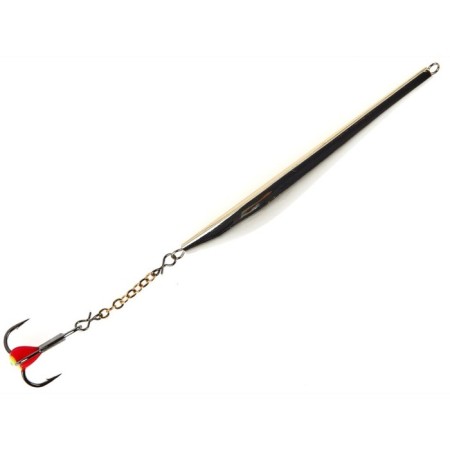 Vertical Winter Lucky John Double Blade with a chain and a tee, 6.5 cm sg blister-2