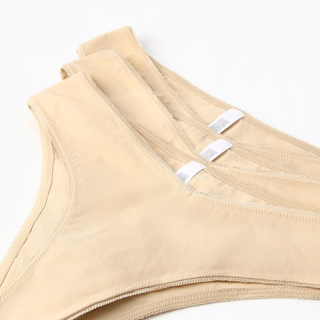 Set of female panties of Brazilian (3pcs), fried almonds, size 48 (l)-6