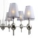 Suspension lamp 10x40W E14, size 95x95x100 cm