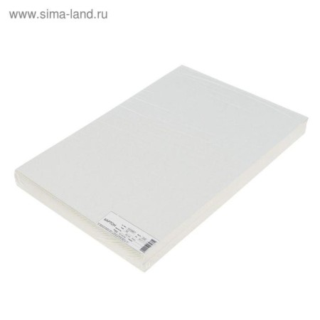 Cardboard Chromo-Erzats A3 (30x42cm), 50 sheets, 440 g/m2, "Ladoga" Non-Milled, 0.6mm-3