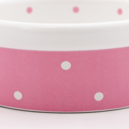 Ceramic bowl "Princess" 100 ml is small 8.5 x 3.5 cm, pink-4