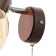 Bra with a switch 5938/1 E14 40W coffee-chrom 15x12x16 cm