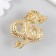 Pen for the casket metal "Chinese dragon" gold 4.5x5 cm