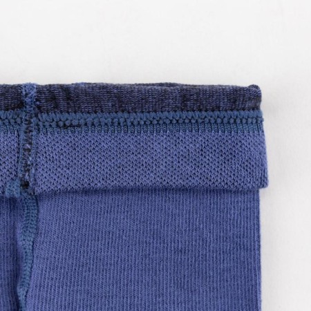 Baby tights with plush followed, jeans color, height 110-116 (17-18)-2