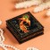 Casket "Firebird", 10 × 10 cm, lacquer miniature