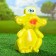 Garden figure "Frog Smile" average 14x24cm