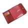 Passport cover on the button, the color is red