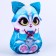 Antistress toy "Kotik", blue