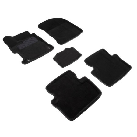 Pile rug for Honda Civic IX, sedan, 2012-, black