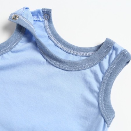 Kit (T -shirt, panties on the diaper) for children, blue color, height 80 cm-3