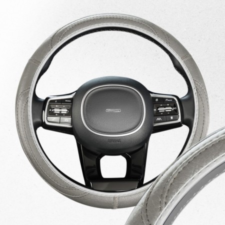 SkyWay braid, eco-leather, Standart-3 m, gray, S01102484