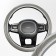 SkyWay braid, eco-leather, Standart-3 m, gray, S01102484