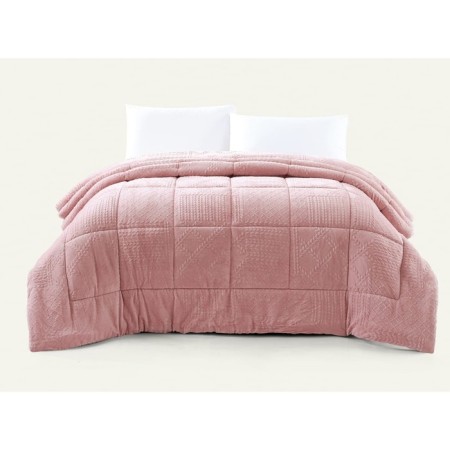 Aramis blanket, size 200x220 cm, pink color