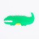 Brying toy "crocodile" for dogs, 19 cm, green