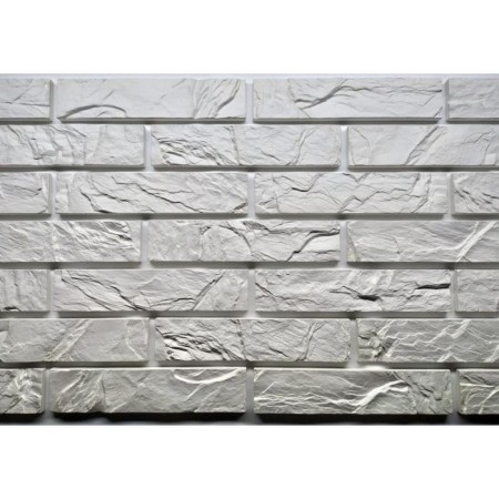 Gypsum tile "Cologne", white color, 0.81 kV m