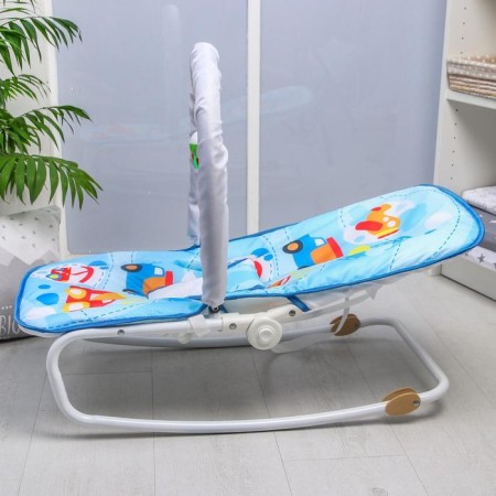 Swear-rocking chair for newborns "Transport", game arc, removable toys mix-6