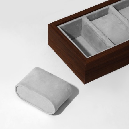 Catch stand, bracelets, 6 seats, 33 × 11 × 4.5 cm, color gray color-2