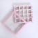 Box for sweets, confectionery packaging, 16 cells, “bloom” 17.7 x 17.7 x 3.8 cm