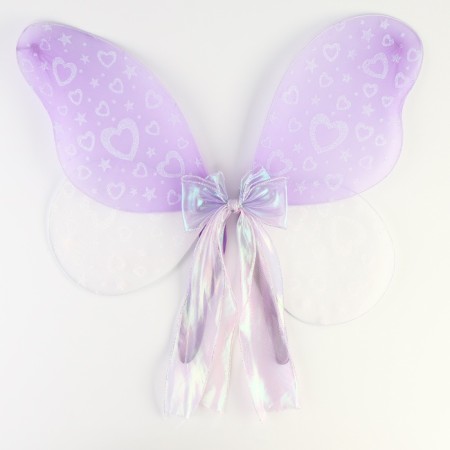 Carnival set "Butterfly" 2 items: skirt, wings. Rainbow color with sparkles-3