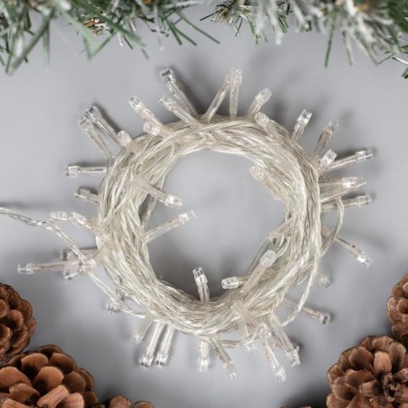 Garland "thread" 5 m, IP20, transparent thread, 50 LED, glow of multi, 8 modes, 220 V-1