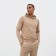 Men's tracksuit (hoodies, trousers) minku, beige color, size 48