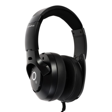 Qumo Olympus headphones, game, microphone, USB, 2.2m, backlight, black-1