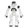 Robot radio -controlled "Hunter", light and sound effects, works on the battery, black color is black