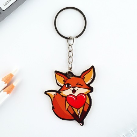 Gift set “You are my love”, icon + keychain, 6.8 x 10.5 cm.-2