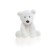 Soft toy Gulliver Polar Bear "Naldo", 26 cm