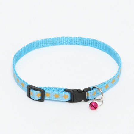 Collar "starfall", 30 x 1 cm, kapron, blue-1