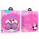 Hoco W31 headphones "Panda", wired, invoices, 85 dB, jack 3.5 mm, 1.2 m, pink-blue