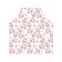 Apron of a kitchen with a photo print "delicate flowers", adjustable, size OS