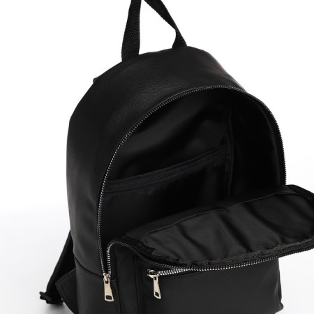 City textura backpack, black color-5