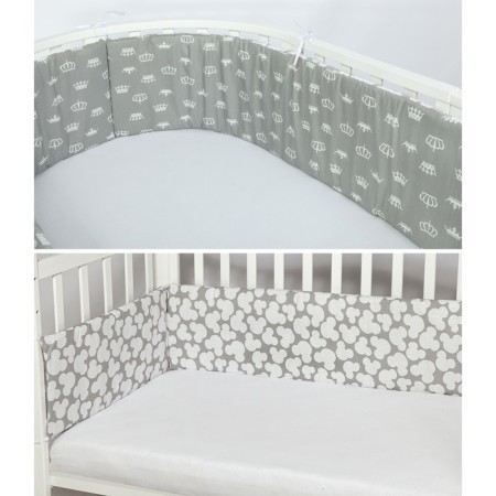 Pino in the crib "Mouse", 4 objects, color gray color