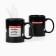 New Year! Homeleon mug New Year's ceramic “Cool year!”, 350 ml, black color
