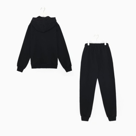 Costume for a boy (sweatshirt/pants), black color, height 146 cm-12