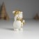 Polystone souvenir "Snowman in the cap and scarf with pink cheeks" MIX 5.6x4.5x7.5 cm