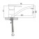 ACCOONA A85203 kitchen mixer, single -leaf, medium surge, silumin, chrome