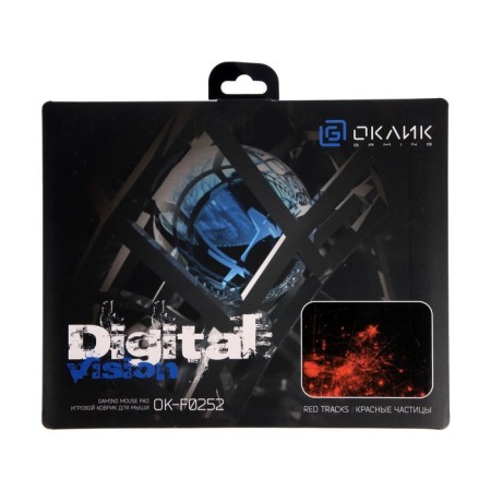 Mouse mat Oklick OK-F0252, 250x200x3mm, Fig. "Red particles"
