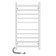 The electric heated towel "Sanprise" circuit P10, 500x1000 mm, left, chrome